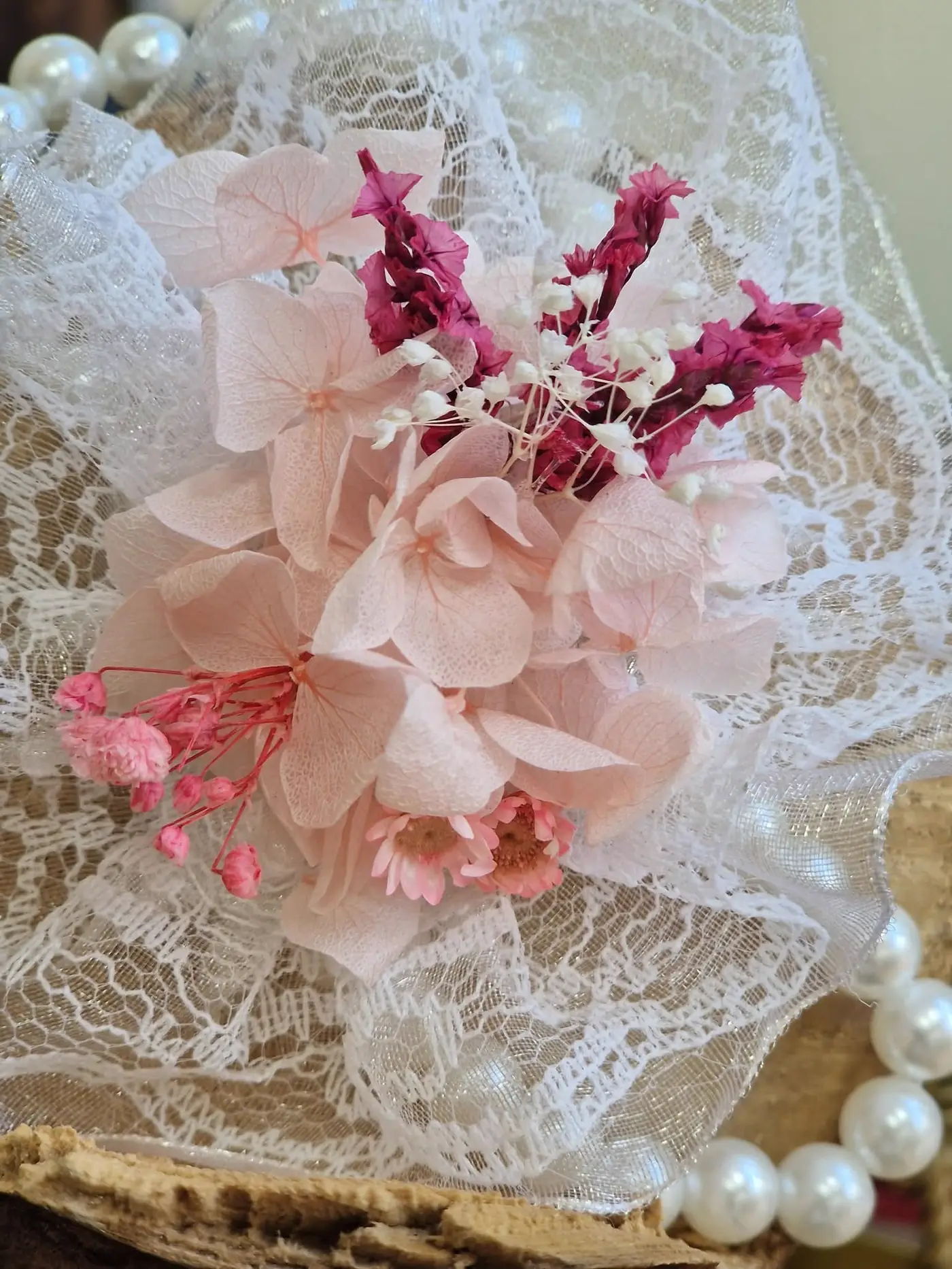 Brățară Florală Albă