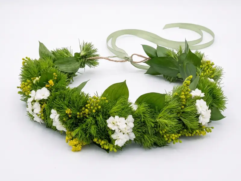 Coroniță Verde cu Solidago